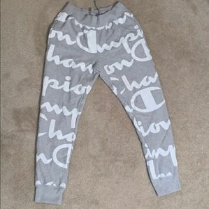Champion Reverse Weave Grey Joggers size Medium